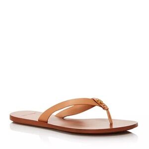 Tory Burch Manon Vachetta Tan Leather Sandals NIB size 10